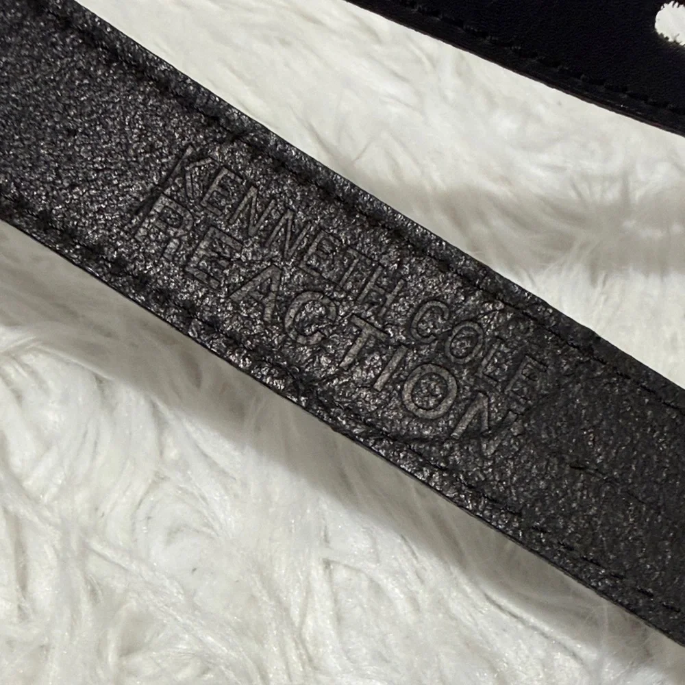 🟢3 for $20——-KENNETH Cole Reaction Black Leather Belt